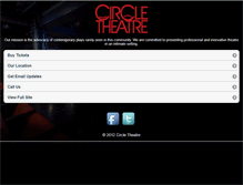 Tablet Screenshot of circletheatre.com